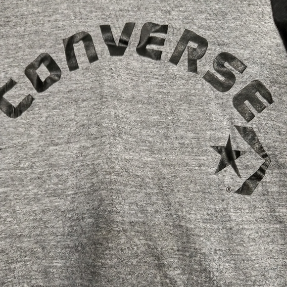 Vintage 80s Converse All Star Single Stitch Raglan Baseball Baby Tee - Picture 4 of 4